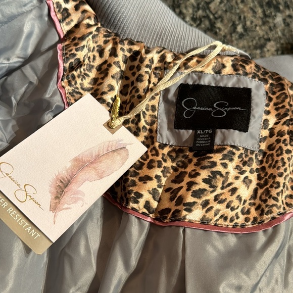 Jessica Simpson ICE grey quilted puffer jacket NWT XL - Picture 9 of 13